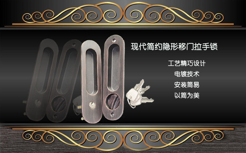 91成人抖音91抖音下载导航RSL-607ET 现代简约隐形移门拉手锁