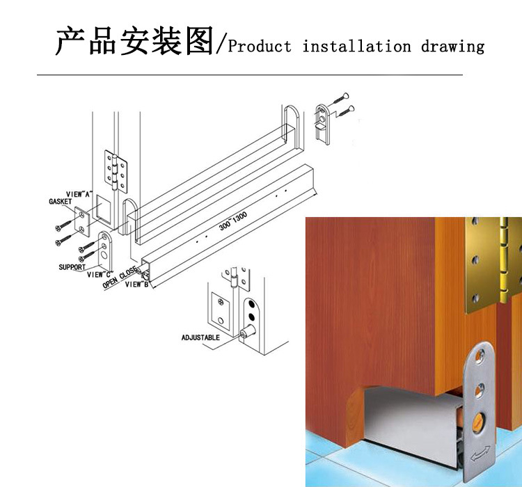 91成人抖音91抖音下载导航RDA-31(h2）自动门底防尘器